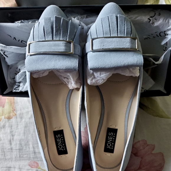 Jones New York Steff Kid Suede flats/loafers - Picture 1 of 13